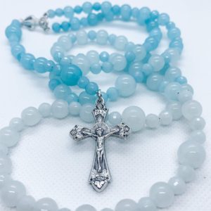 Teal Passion Rosary