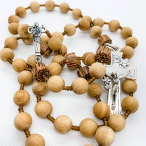 The Woodworker Series - Cedar Scented Saint Joseph Rosary